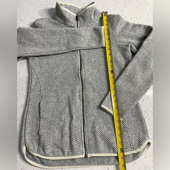 Columbia Knit Fleece Jacket Darling Days Women’s MEDIUM Light Gray - Picture 6 of 10